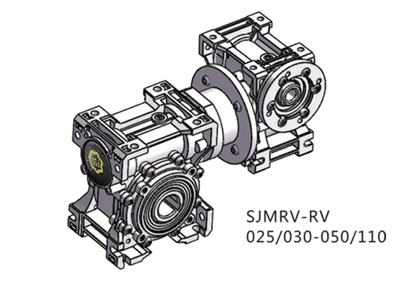 SJMRV-RV 025/030-050/110单/双输出轴蜗轮蜗杆减速机